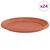 Kružni Pladanj za Cvijeće 24 pcs Crvena cigla O 27 x 2,5 cm