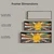 Wallity slika EMR017, 40 x 120 x 3 cm