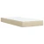 vidaXL vidaXL Box spring postelja z vzmetnico krem 100x200 cm blago, (21306713)