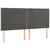 Vidaxl Box spring postelja z vzmetnico temno siva 80x200 cm žamet