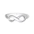 ELLI Prstan Infinity, srebrna