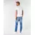 Lacoste Majica TH6710 Bela Regular Fit