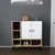 Wallity Komoda Platin 100x100x35cm Hrast-Bela