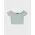 Sinsay - Crop top - svetlozelena
