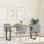 Vidaxl Jedilni stoli 4 kosi Cloud Grey Fabric