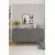 HANAH HOME Komoda Lessi 150 Anthracite Gold