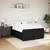 Vidaxl Box spring postelja z vzmetnico črna 140x200 cm žamet