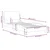 Vidaxl Posteljni okvir Dover bel 80x200 cm umetno usnje