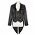 Moški plašč DEVIL FASHION - Dream Snatcher Gothic Patterned Swallowtail - CT19101