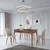Hanah home Trpezarijski sto Mira 130x75x80cm Orah