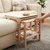 Hanah Home set od 3 umetnutih stočića CPT4791-50, prirodno drvo