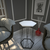 HANAH HOME Pomoćni stočić Cetrus Wood White