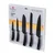 Berlinger Haus Set noževa sa bambusovim magnetnim držačem Black Rose Collection BH-2884N, 6 komada, Crni