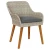 Vrtna stolica 2 pcs Svijetlo siva 62,5 x 55 x 82 cm poliratan