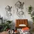 Wallity Zidna dekoracija Coffee Girl-APT744 M, 43x66 cm, 1.2 mm, Crna