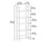 Hanah Home Polica za knjige Country, 64x180x30 cm, Hrast