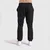 Polleo Mens Coach Sweatpants, Black - S
