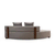 ATELIER DEL SOFA Ugaona garnitura Gondol 4 (CHL SOL CHL SAG 3R) Grey