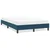 Vidaxl posteljni okvir brez vzmetnice temno modra 120x210 cm žamet