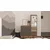 Hanah Home Komoda 60?x72x45cm Bež-Antracit