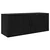 Zidni TV ormar set Zidne 2 pcs Crni hrast 100 x 34,5 x 40 cm