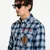 Srajca Billionaire Boys Club Icecream Mascot Check Ls Shirt Blue Check XL
