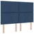 vidaXL vidaXL Postelja Modra 140x190 cm Tkanina, (22048964)