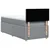 Vidaxl Box spring postelja z vzmetnico svetlo siva 80x200 cm blago