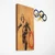 Wallity Zidna dekoracija Banksy - 14, 58x60 cm, Crna