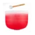 Kristalna posoda Chakra Rdeča 14 (35cm) C 432Hz SECCU14C