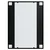 Zidna ogledala 2 kom crna 80x60 cm metalna