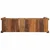 Vidaxl Konzolna miza Rjava 107 x 33 x 76 cm Trdna obnovljena les
