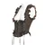 Ženski brezrokavnik DEVIL FASHION - Raider Doll - rjava - WT10002