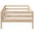 shumee vidaXL Posteljni okvir brez vzmetnice 75x190 cm masiven borov les