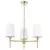 Endon 99456 - Luster na šipci 3xE14/6W/230V zlatna/bela