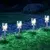 Aigostar - LED solarna lampa LED/0,006W/1,2V 35,5cm hrom 2700K IP44