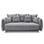 ATELIER DEL SOFA Trosed Puffy Grey