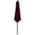 Vrtni suncobran s metalnim stupom 300 cm bordo