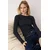 Trendyol Milla ženska bluza Twoaw26Bz00067, tamnoplava