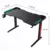 Gaming sto Nanobit NB502 RGB 140cm Midnight Black