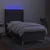 Vidaxl Box spring postelja z vzmetnico LED temno siva 80x200 cm blago