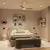 Philips-LED prigušiva stropni ventilator OLAS LED/24W/230V prečnik 106 cm bela/braon + daljinski upravljač