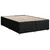 Vidaxl Box spring postelja z vzmetnico črna 140x200 cm blago