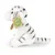 Plišasti beli tiger sedeč 15 cm EKO-PRIJAZEN