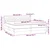 Vidaxl Box spring postelja z vzmetnico krem 200x200 cm blago