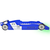 otroška postelja LED dirkalni avtomobil 90x200 cm modre barve