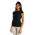 Adidas Ženska majica W Coq Tee Black JZ0278, Okrugli izrez, Crna