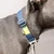 Reflective dog collar, large size, Blue - Built Pet