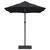 Vrtni suncobran Crna 385 x 209 x 244 cm Poliester