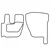 Textile car mats Renault Premium 2006- (front)